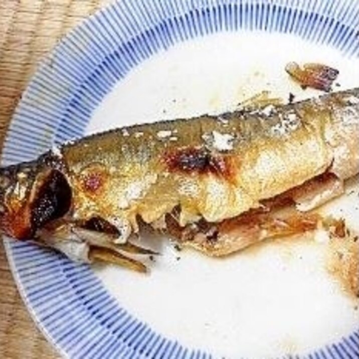 サクサク！　ヤマメの塩焼き